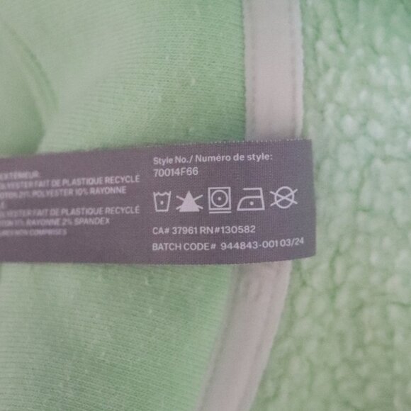 FWD Mens Green Sz XL All Year 1/2 Zip Sherpa Fleece Stretch Pullover Sweater - Picture 15 of 15